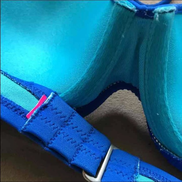 Victoria’s Secret Blue bikini bra top 34a - Picture 3 of 7